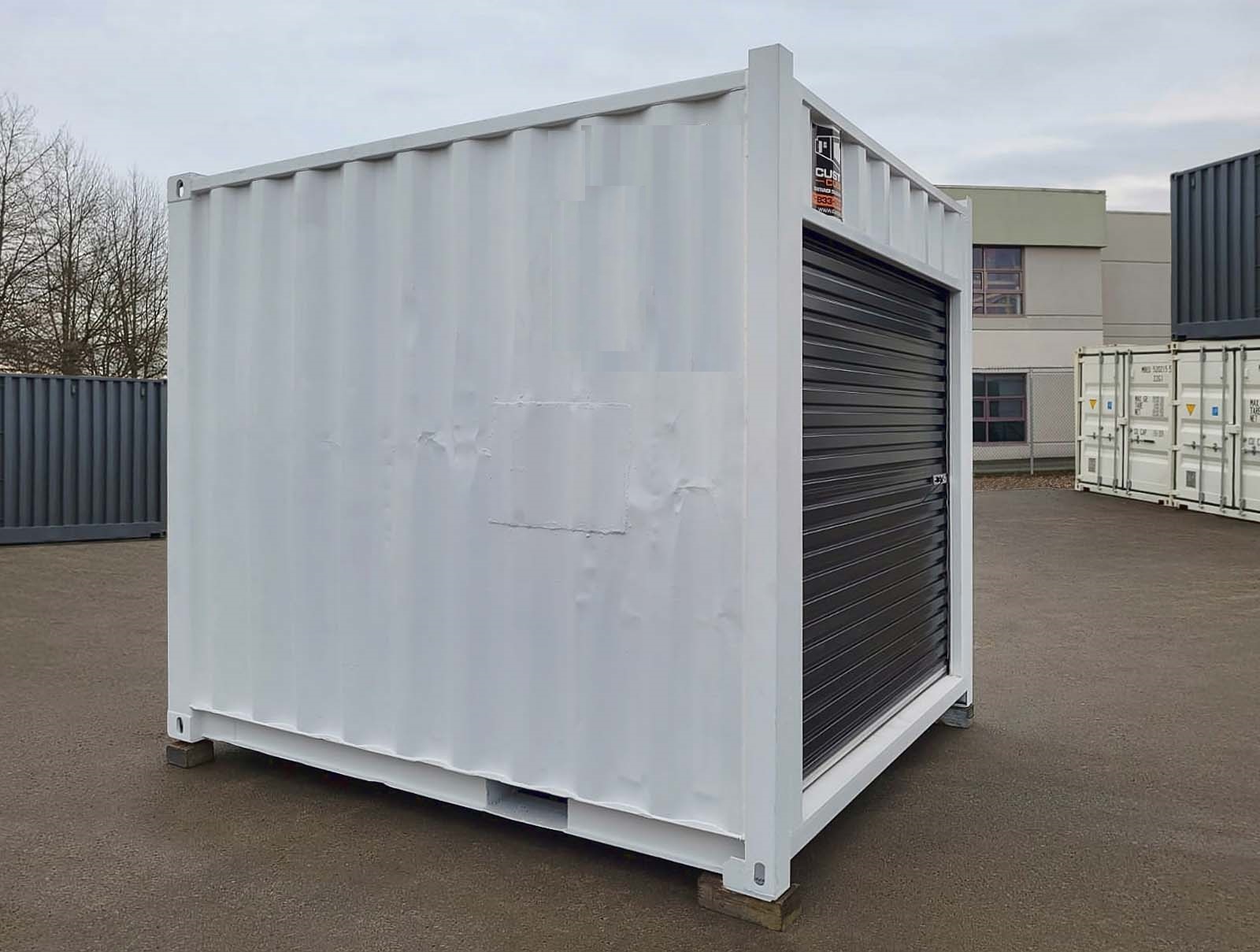 10&rsquo; &ldquo;Cut Down&rdquo; Used Container + Rollup - Container Holdings Pty Ltd