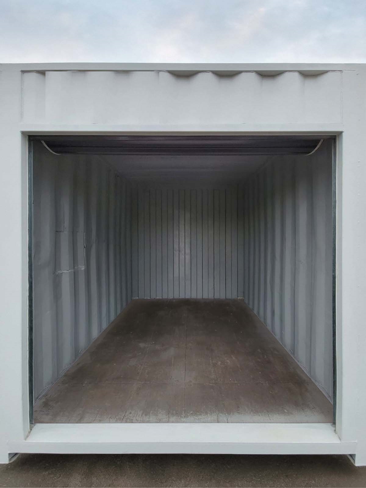 10&rsquo; &ldquo;Cut Down&rdquo; Used Container + Rollup - Container Holdings Pty Ltd