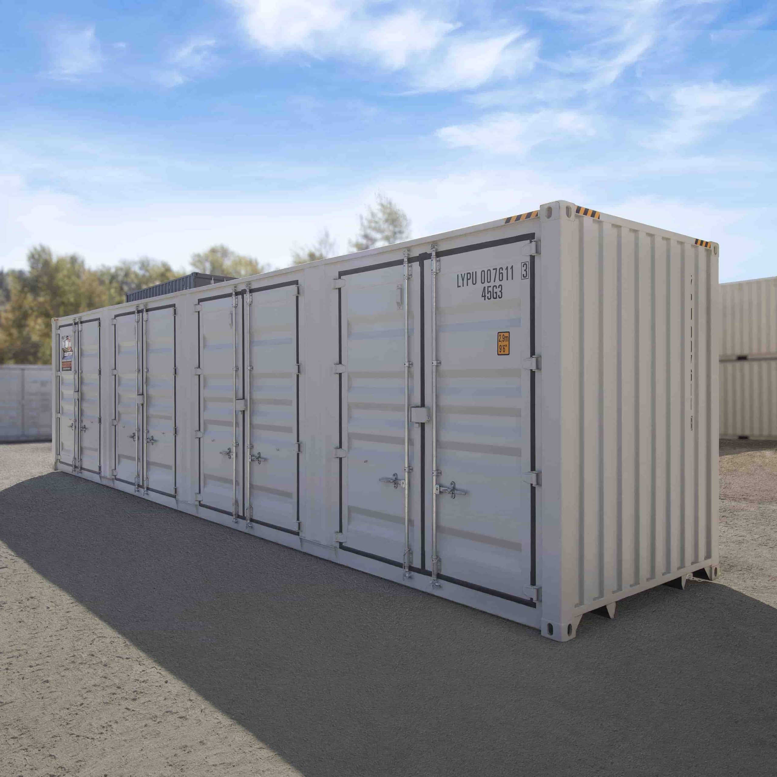 40&rsquo;HC New (1-trip) Shipping Container with 4 x Side Doors - Container Holdings Pty Ltd
