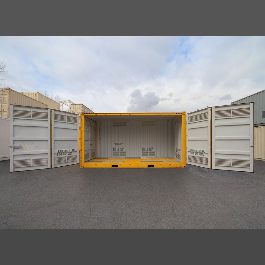20&rsquo;HC Openside Containment Cube - Container Holdings Pty Ltd