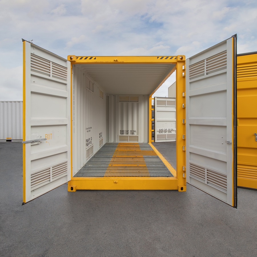 20&rsquo;HC Openside Containment Cube - Container Holdings Pty Ltd