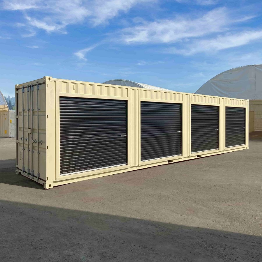 40&rsquo;HC &ldquo;CONTAINMENT CUBE&rdquo; with 4 x Roll Up Doors - Container Holdings Pty Ltd
