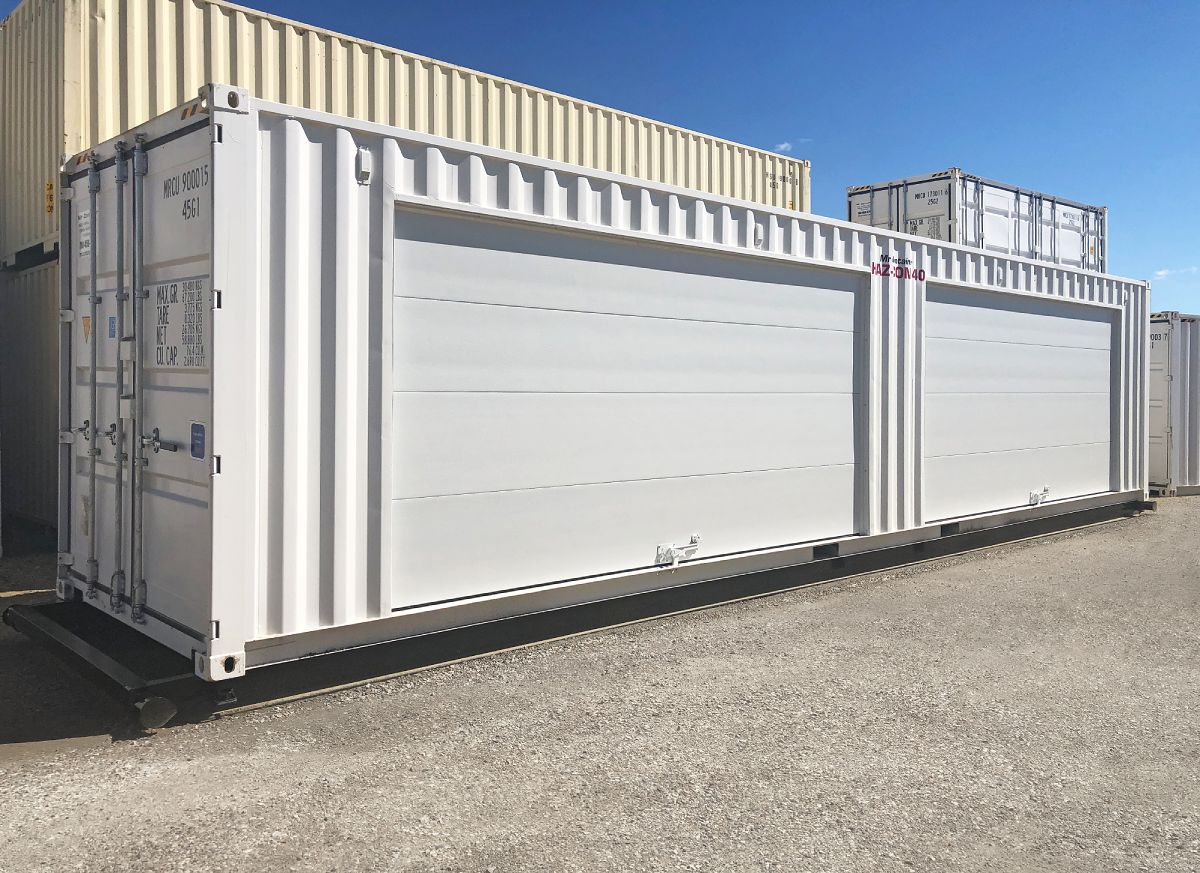 40&rsquo;HC HAZCON Containment unit w/ Overhead doors - Container Holdings Pty Ltd
