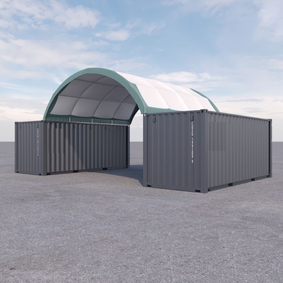 20&rsquo; x 20&rsquo; Fabric Container Shelter - Container Holdings Pty Ltd
