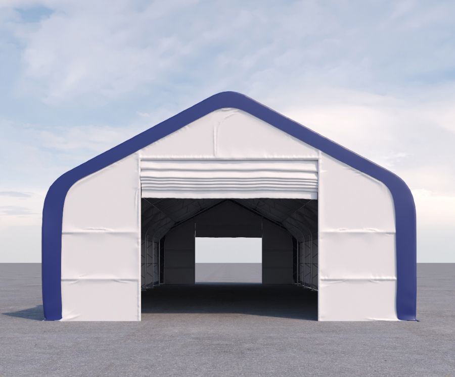 Dual Truss Storage Shelter (30&prime; x 80&prime; x 20&prime;) - Container Holdings Pty Ltd