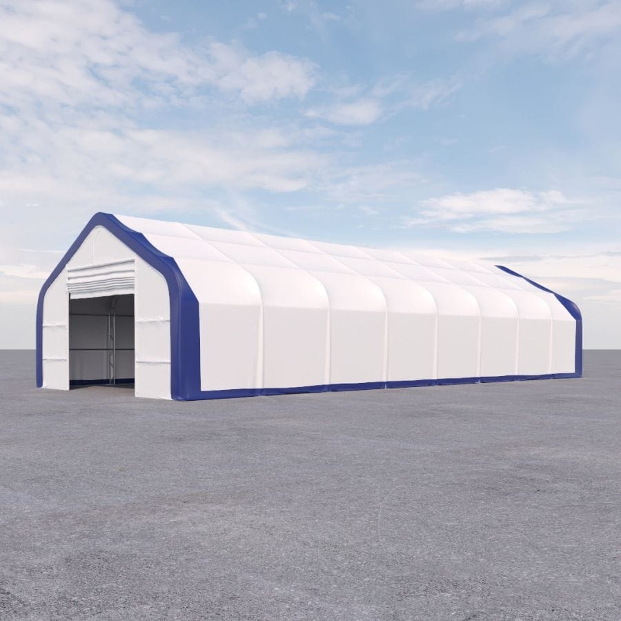 Dual Truss Storage Shelter (30&prime; x 80&prime; x 20&prime;) - Container Holdings Pty Ltd