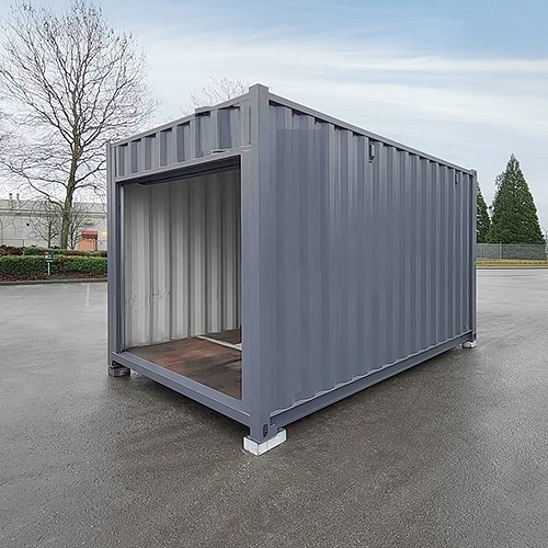 15&prime; &ldquo;Cut Down&rdquo; Used Container + Rollup - Container Holdings Pty Ltd