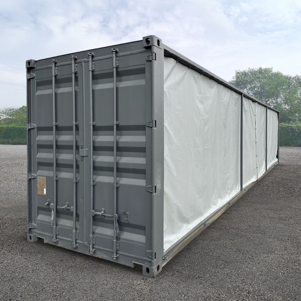 40&rsquo;HC Open-Face w/Tarp System - Container Holdings Pty Ltd