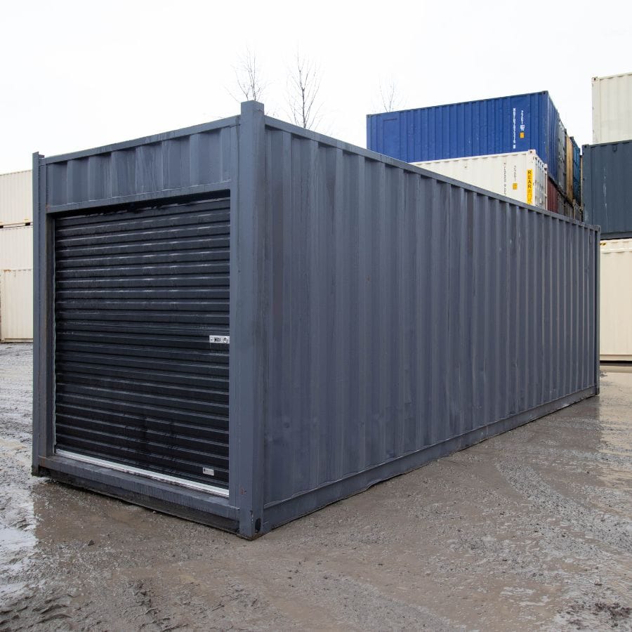 25&prime; Cut-Down Shipping Container w/Roll-Up Door - Container Holdings Pty Ltd