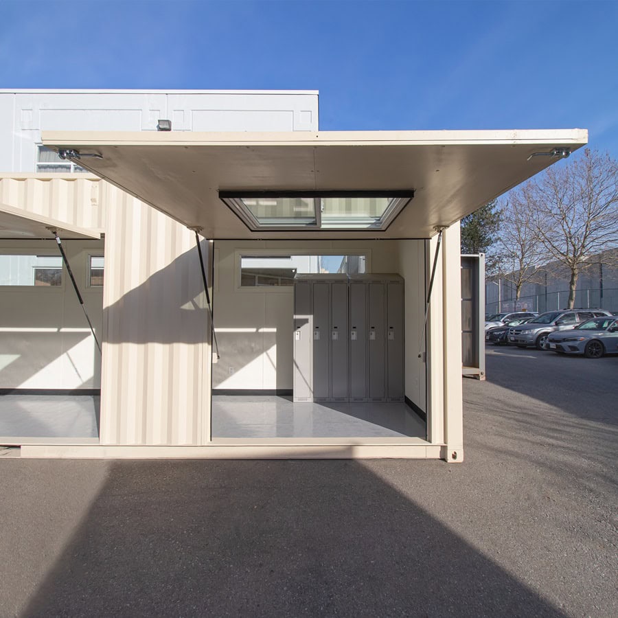 40&rsquo; Art Studio w/Flip up Doors - Container Holdings Pty Ltd