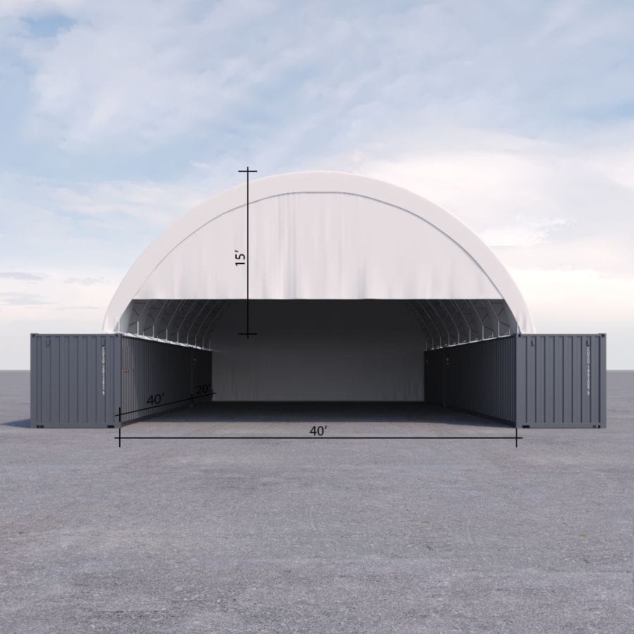 40&rsquo; x 60&rsquo; Container Shelter - Container Holdings Pty Ltd