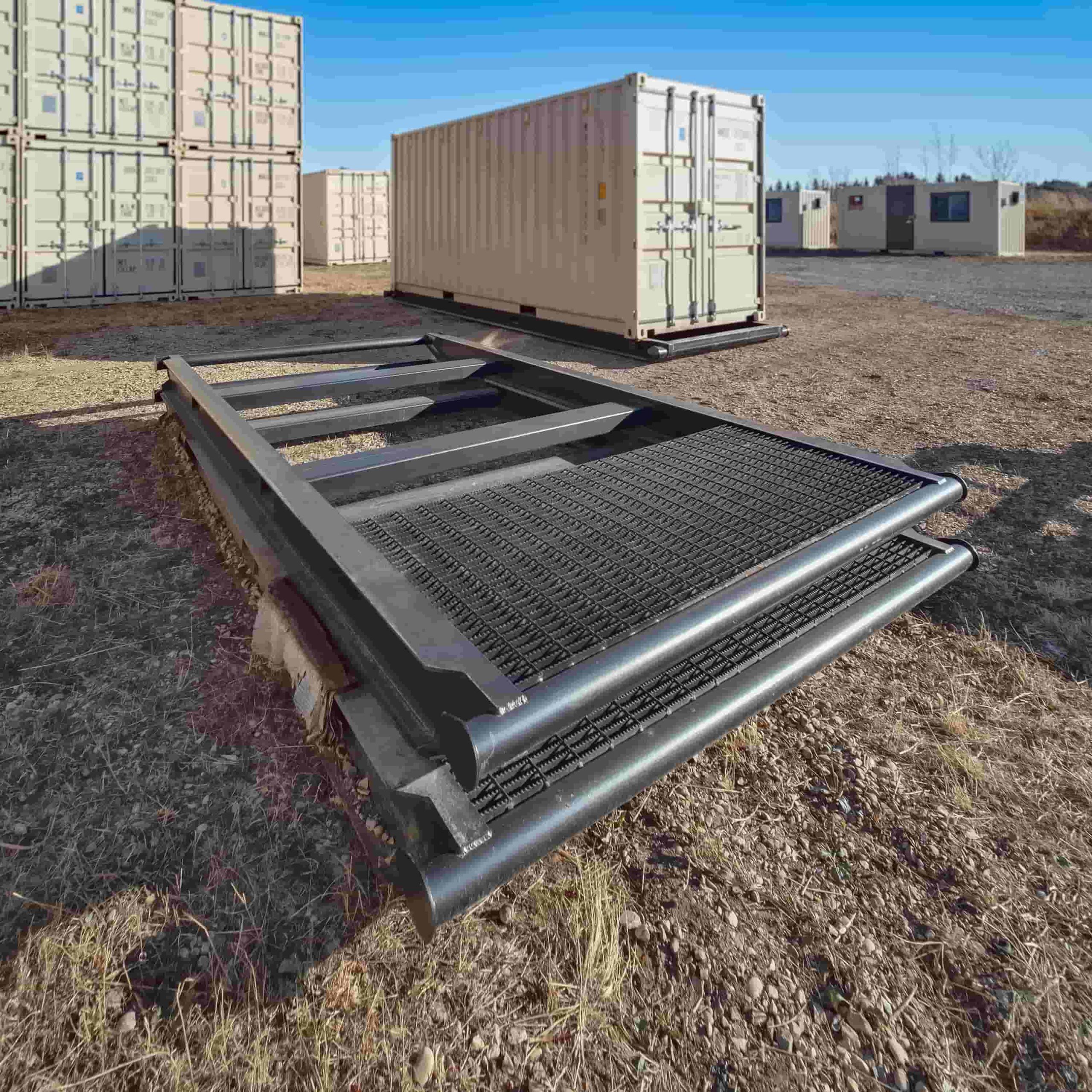 10&rsquo; Grated &ldquo;Weld On&rdquo; Skid - Container Holdings Pty Ltd