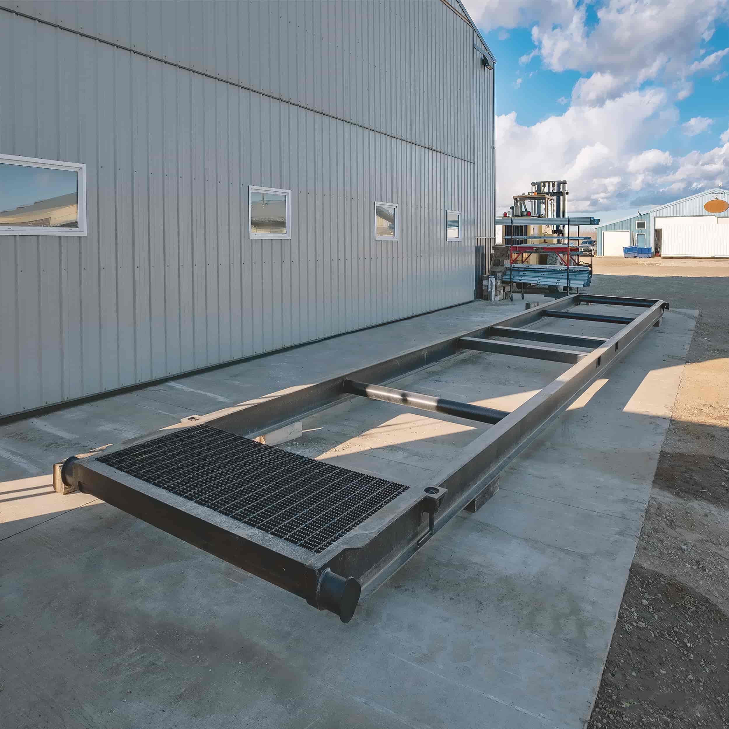 40&rsquo; Container skid w/ twist lock &ldquo;Grated&rdquo; - Container Holdings Pty Ltd