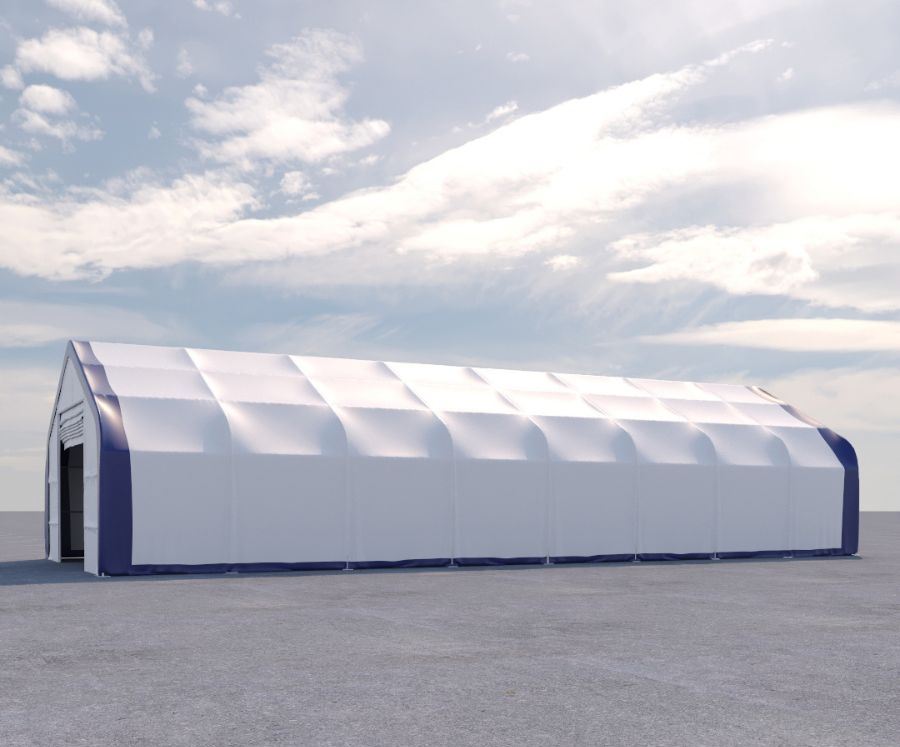 Dual Truss Storage Shelter (30&prime; x 80&prime; x 20&prime;) - Container Holdings Pty Ltd