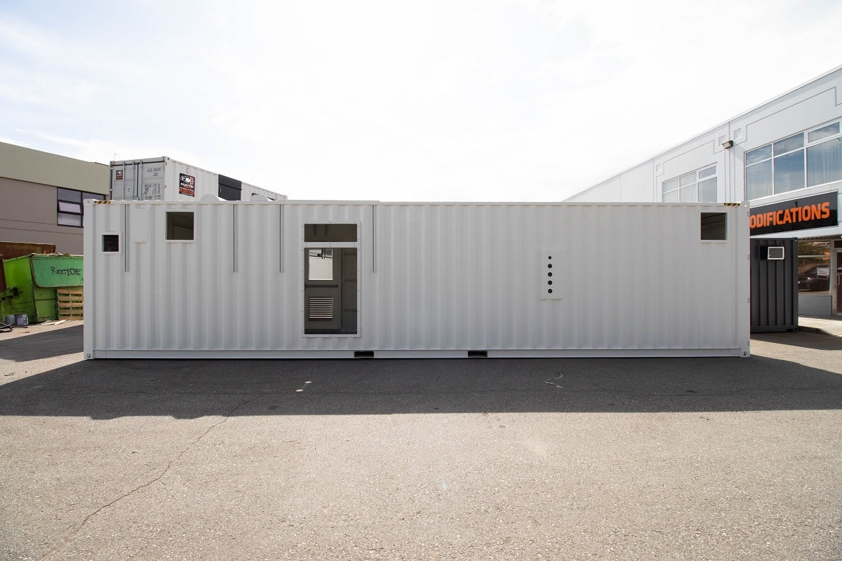 40&rsquo; Custom Mechanical Enclosure - Container Holdings Pty Ltd