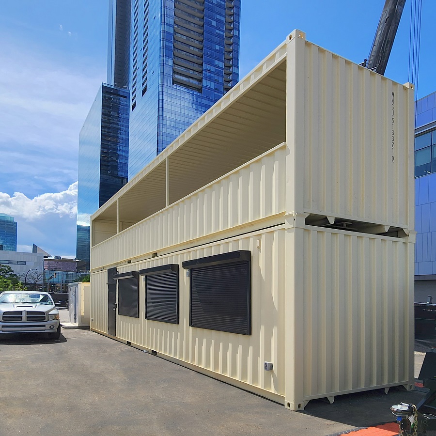 40&rsquo;HC VIP Area with Patio for the Oilers - Container Holdings Pty Ltd