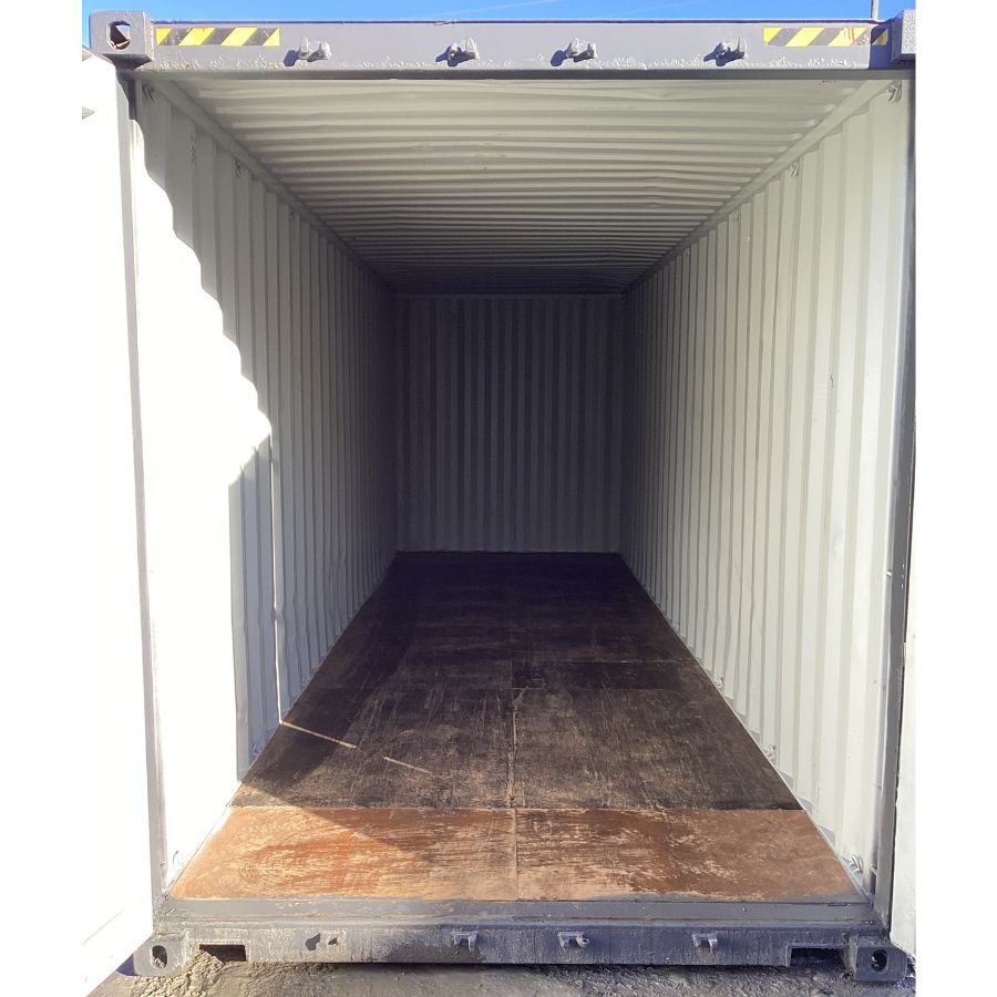 25&rsquo;HC Used Shipping Container (Painted Slate Grey) - Container Holdings Pty Ltd