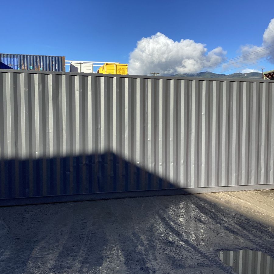 25&rsquo;HC Used Shipping Container (Painted Slate Grey) - Container Holdings Pty Ltd