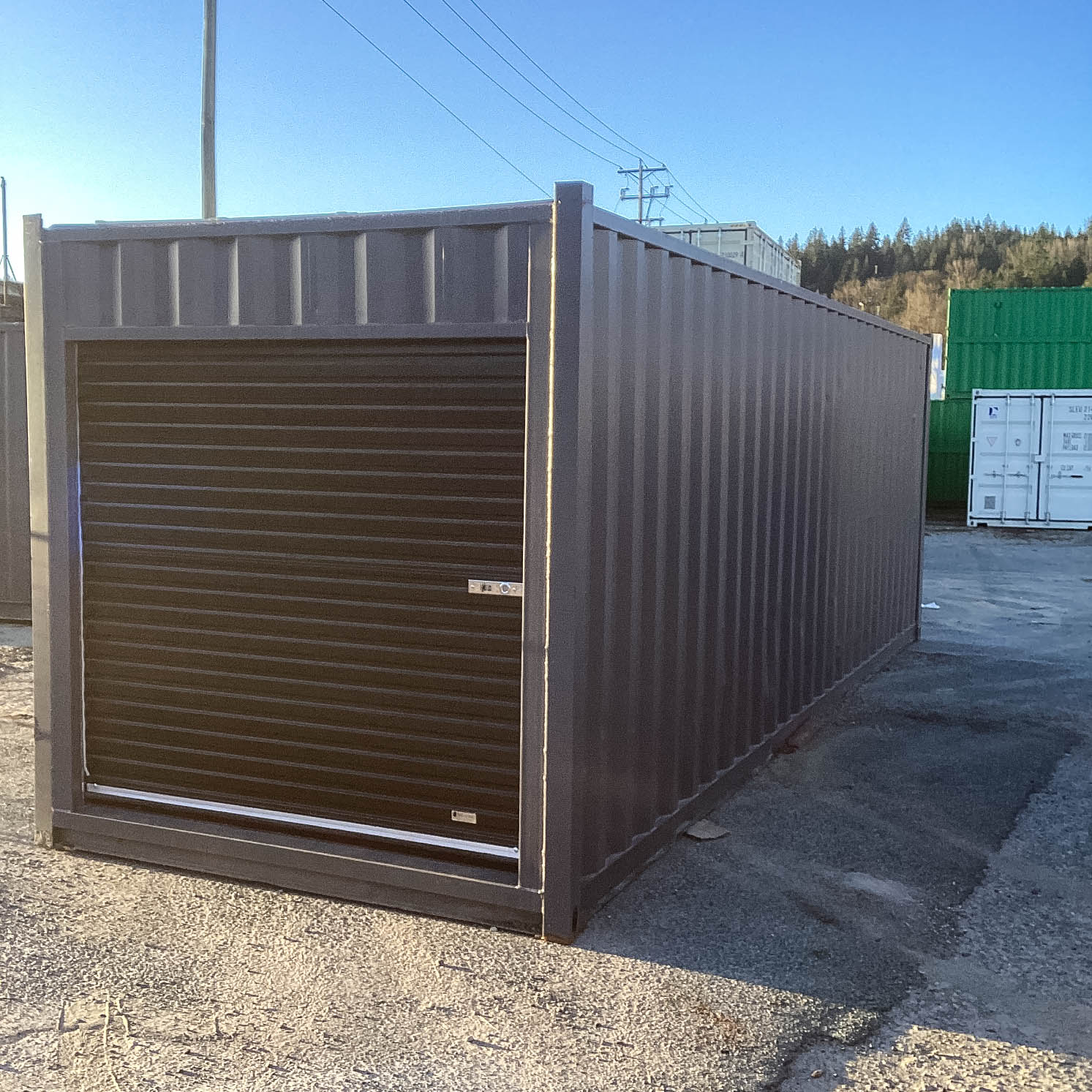 26&prime; Cut-Down Shipping Container w/Roll-Up Door - Container Holdings Pty Ltd