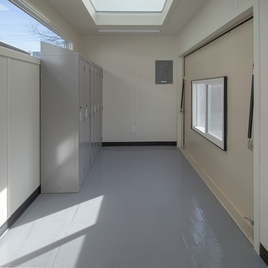 40&rsquo; Art Studio w/Flip up Doors - Container Holdings Pty Ltd