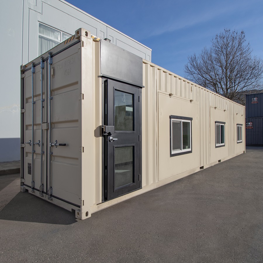 40&rsquo; Art Studio w/Flip up Doors - Container Holdings Pty Ltd