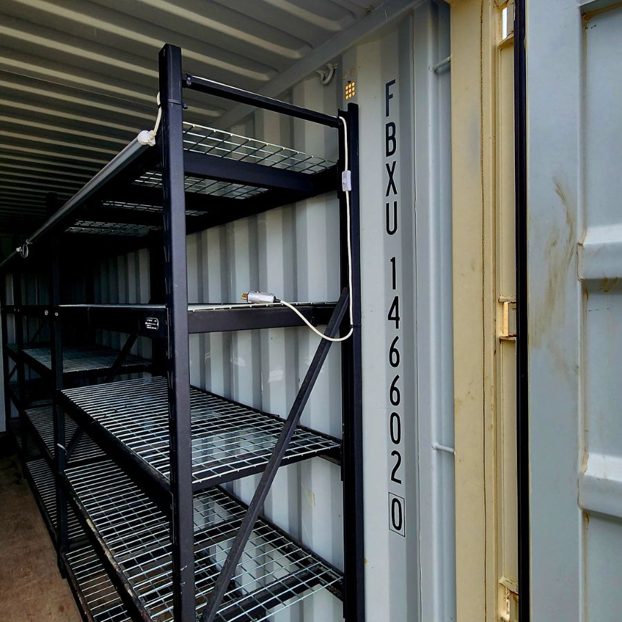 20&rsquo; New (1-Trip) Container w/ Shelving on BOTH sides - Container Holdings Pty Ltd
